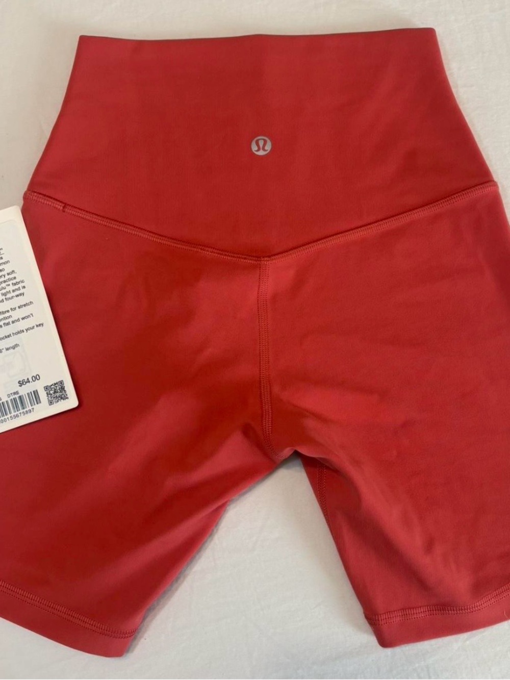lululemon athletica High-Rise Red Bike Shorts